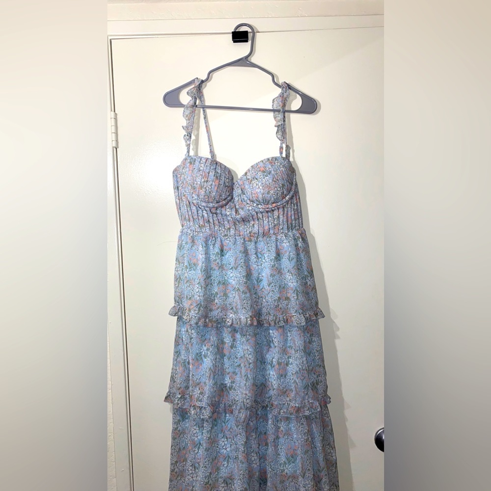 ASTR the label long floral dress